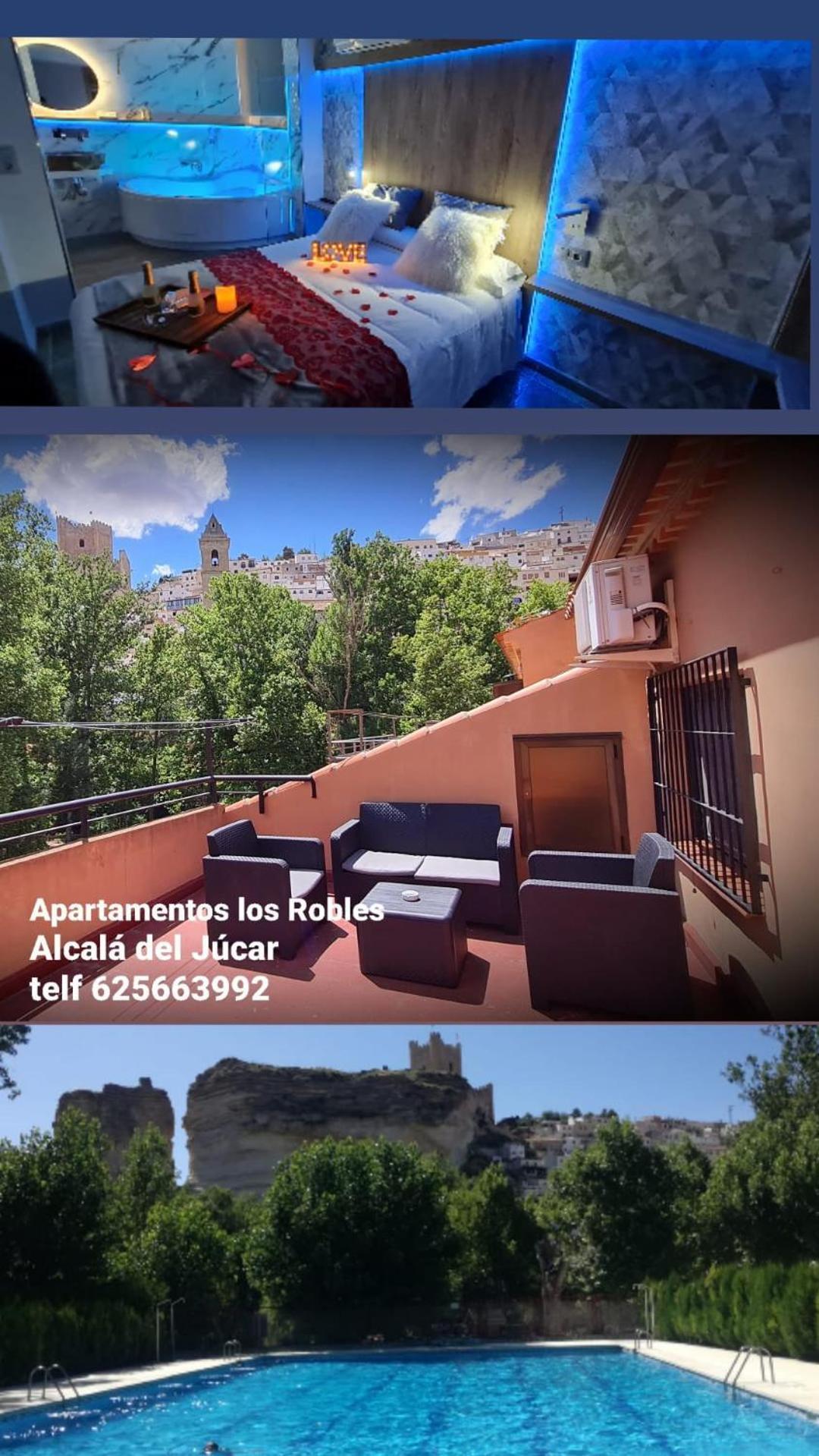 Apartamentos Los Robles アルカラ・デル・フカル エクステリア 写真